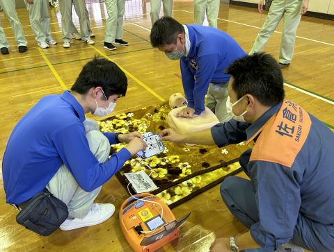 佐倉地区　防災訓練を行いました​​