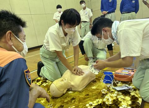 佐倉地区　防災訓練を行いました​​