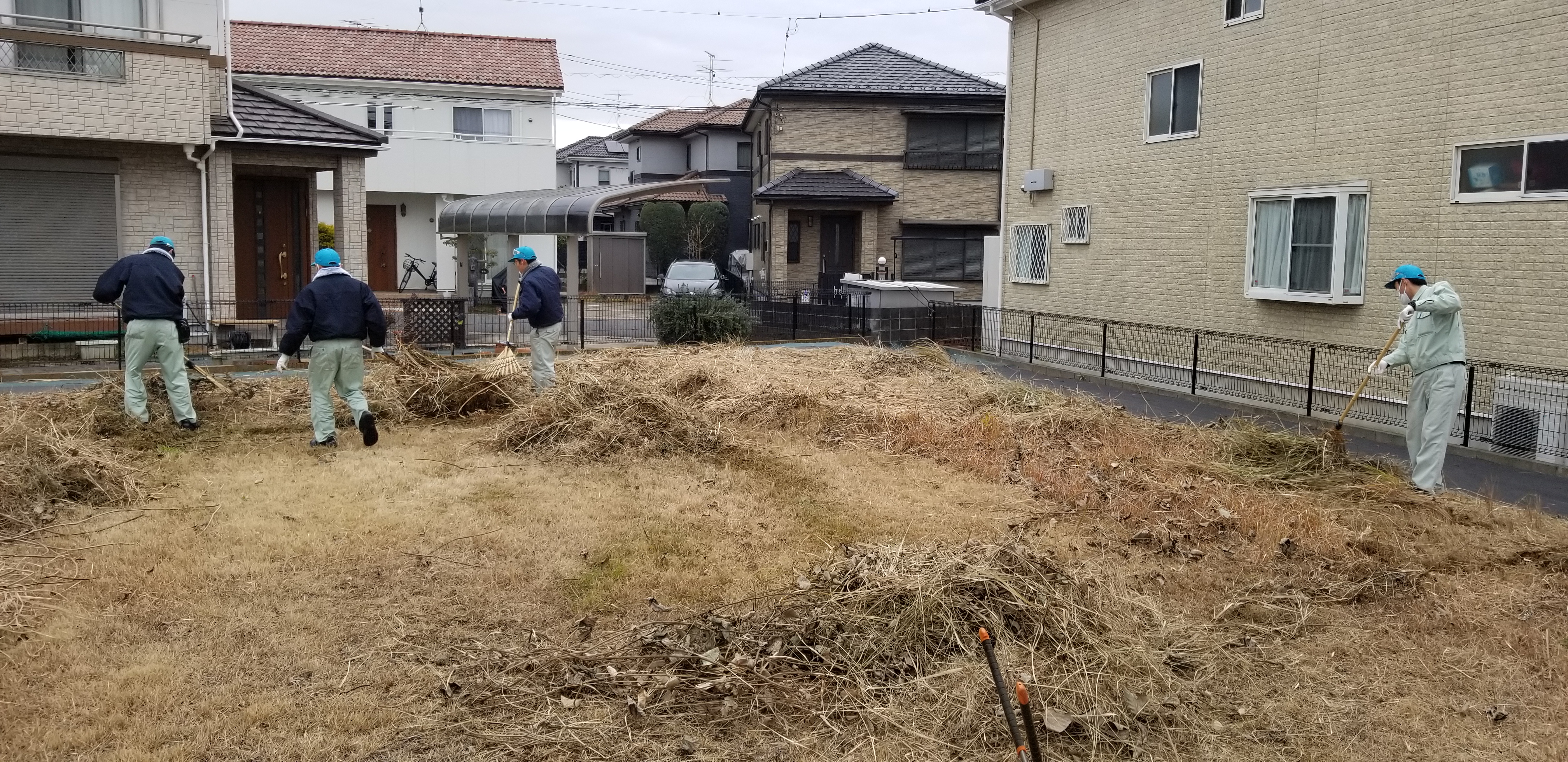 佐倉市より市営住宅の集草作業委託</strong>